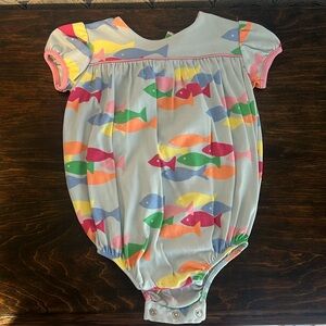 The Beaufort Bonnet Company Fish Romper Size 12-18 months